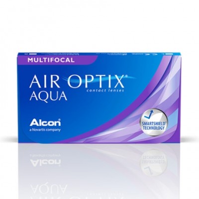 Lentes de Contato Air Optix Aqua Multifocal - 1 caixa + 1 Biotrue 420ml
