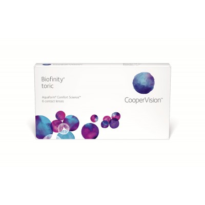 Lentes de contato Biofinity Toric - 1 caixa