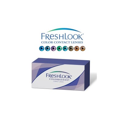 Lentes de contato Freshlook Colorblends - Sem grau - 1 caixa