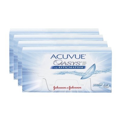 Lentes de contato Acuvue Oasys for Astigmatismo - 4 caixas