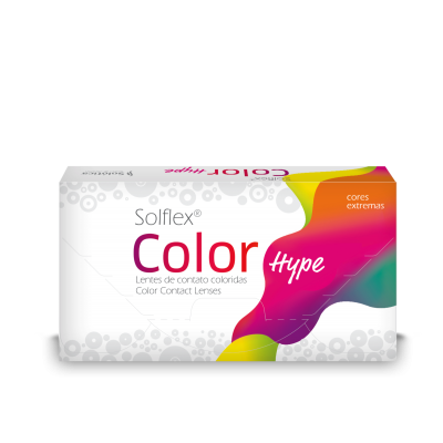 Lentes de contato Solflex Color Hype - 1 caixa