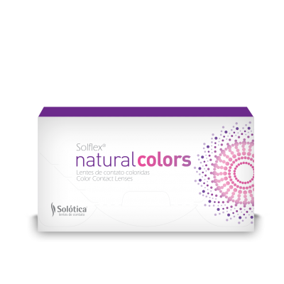 Lentes de contato Solflex Natural Colors - 1 caixa