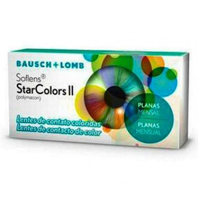Lentes de contato Soflens Star Colors II - Sem grau - Par