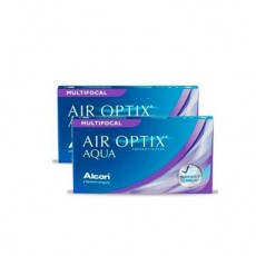 Lentes de Contato Air Optix Aqua Multifocal - 2 caixas + 1 Biotrue 420ml