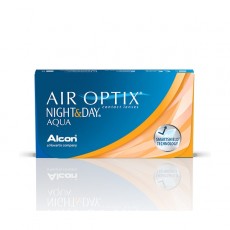 Lentes de contato Air Optix Night & Day Aqua - 1 caixa + 1 Biotrue 420ml