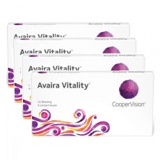 Lentes de contato Avaira Vitality - 4 caixas