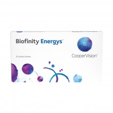 Lentes de contato Biofinity Energys - 1 caixa + 1 Renu Sensitive 475ml
