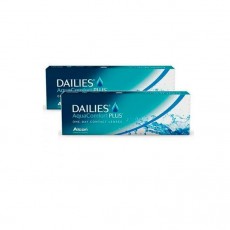 Lentes de contato Dailies Aquacomfort Plus com 30 lentes - 3 caixas (pack)