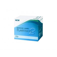Lentes de contato Purevision 2 - 1 caixa + 1 Renu Fresh 475ml