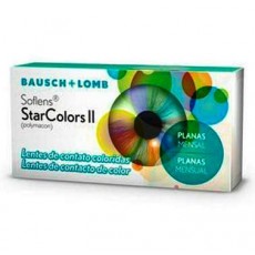 Lentes de contato Soflens Star Colors II - Sem grau - Par