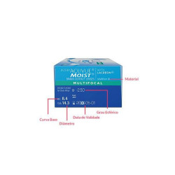 SDM Lentes - Lentes de contato 1Day Acuvue Moist Multifocal – 1 caixa