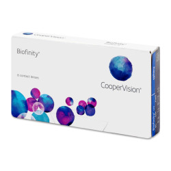 SDM Lentes - Lentes de contato Biofinity – Até -12,00 e +8,00 – 1 caixa + 1 Renu Advanced 420ml