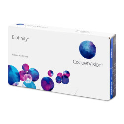 SDM Lentes - Lentes de contato Biofinity – Até -12,00 e +8,00 – 1 caixa
