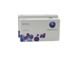 SDM Lentes - Lentes de contato Biofinity – Até -12,00 e +8,00 – 2 caixas + 1 Renu Advanced 475ml