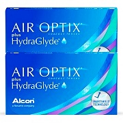 SDM Lentes - Lentes de contato Air Optix Plus Hydraglyde – 2 caixas