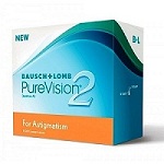 SDM Lentes - Lentes de contato Purevision 2 Toric – 1 caixa + 1 Renu Fresh 475ml