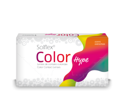 SDM Lentes - Lentes de contato Solflex Color Hype – 1 caixa